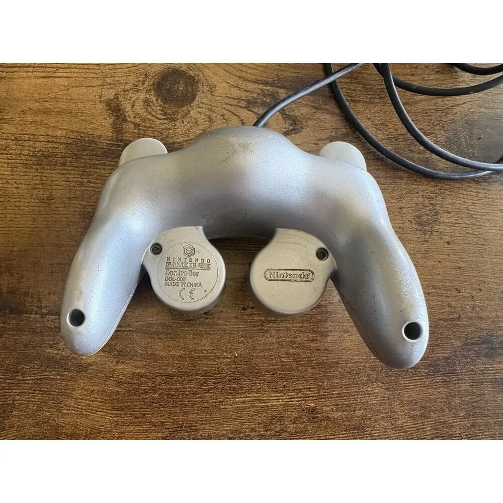 Nintendo Gamecube Controller Silver DOL-003 Genuine OEM Authentic